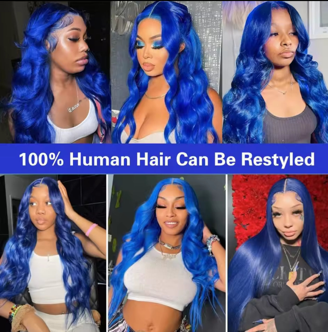 Body Wave Blue Human Hair Wigs 13x4 Hd Lace Front Human Hair Wigs Blue Wigs Human Hair 13x6 Hd Lace Frontal Wigs For Women