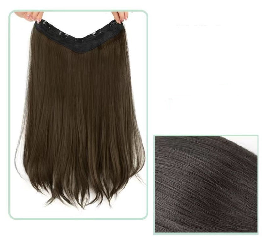 One Piece Traceless Simulation Microcurl Wig