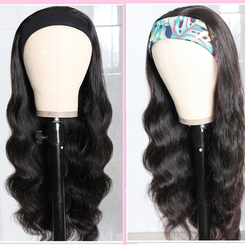 LaBoss Beauty Body Wave Headband Wig | 100% Human Hair | Glueless & Beginner-Friendly
