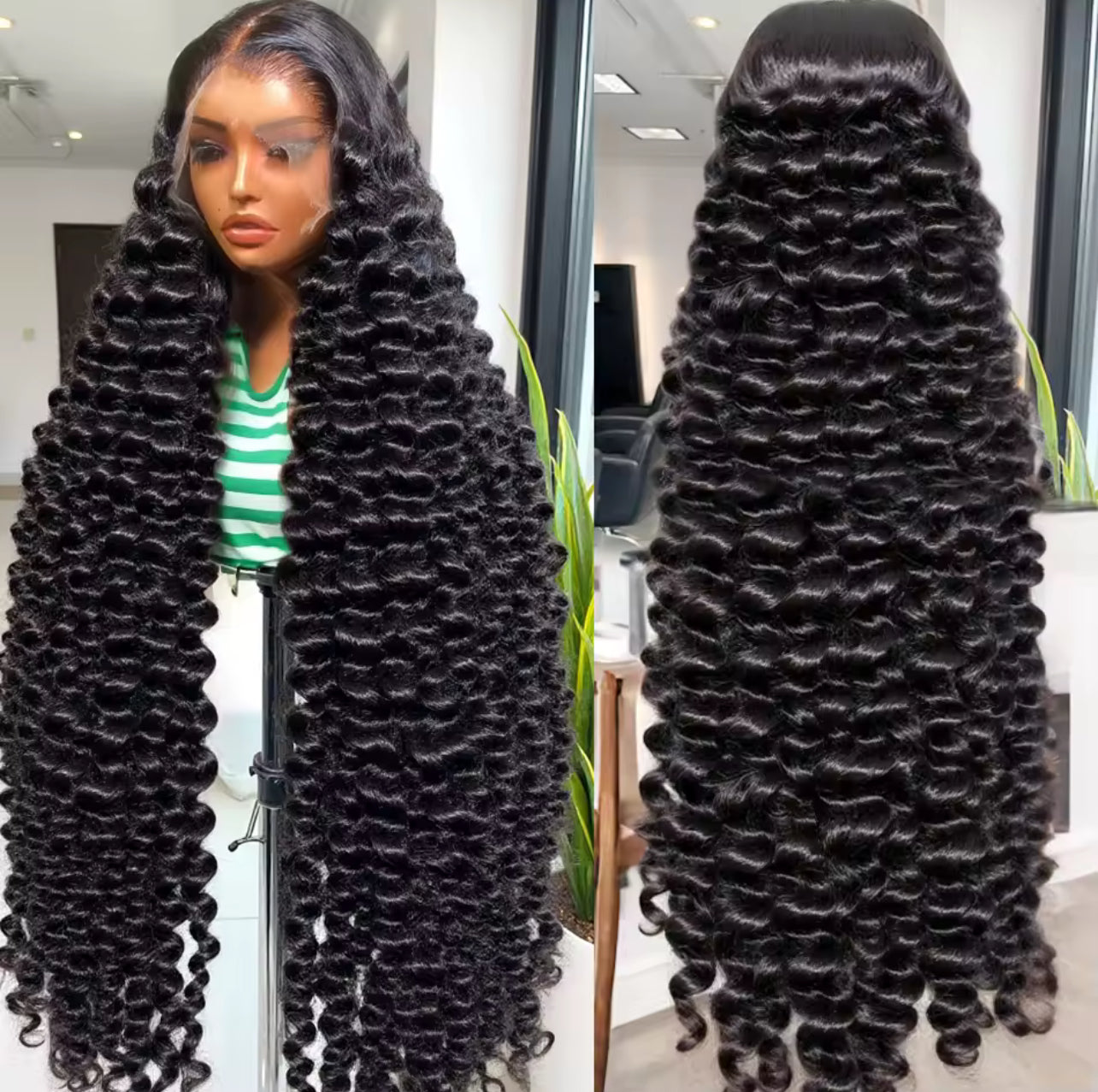 Loose Wave 13x4 HD Lace Front Wig 40 Inch Brazilian Curly Deep Wave 13x6 Lace Frontal Human Hair Wigs Women