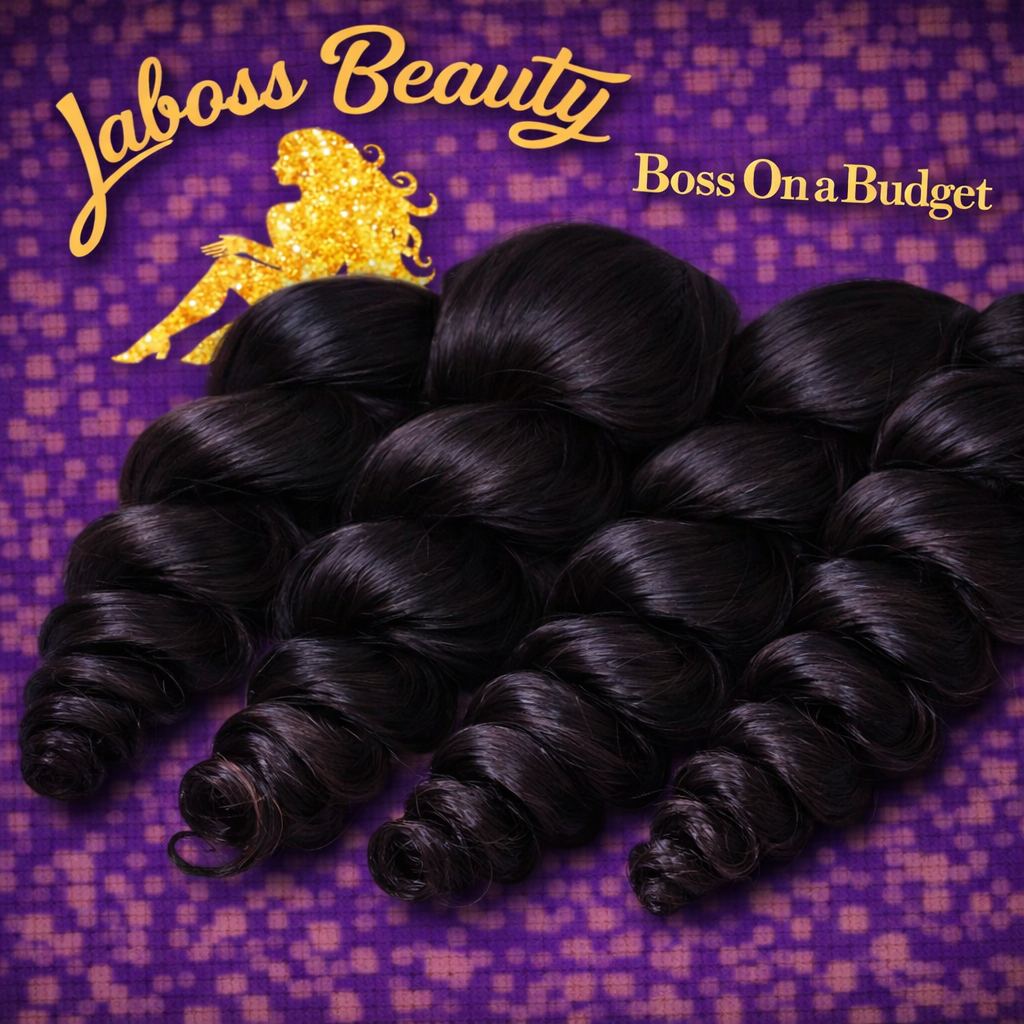 LaBoss Beauty Loose Wave Virgin Hair Bundles – 100% Human Hair | Natural Shine | Full & Long-Lasting
