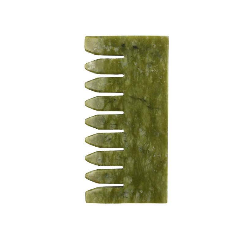 Jade Comb Crystal Head Massage Comb Meridian Comb
