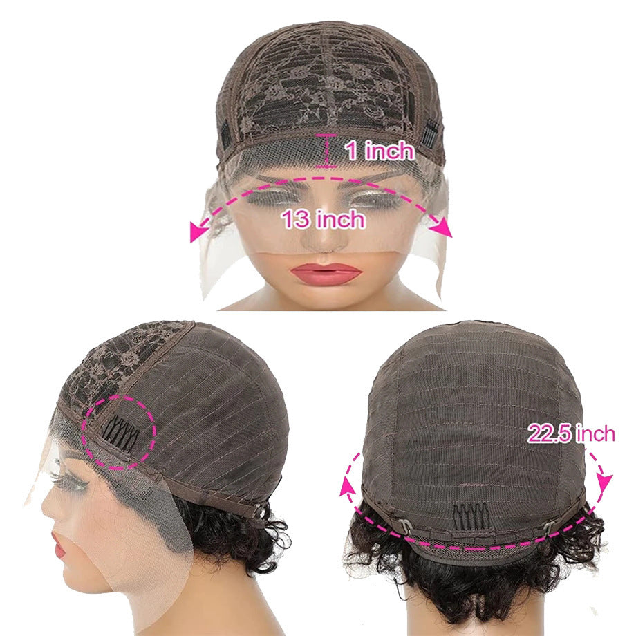 Short Curly Human Hair Headband