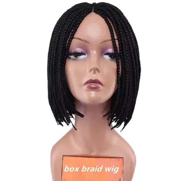 Box braided hair wig, cap cap