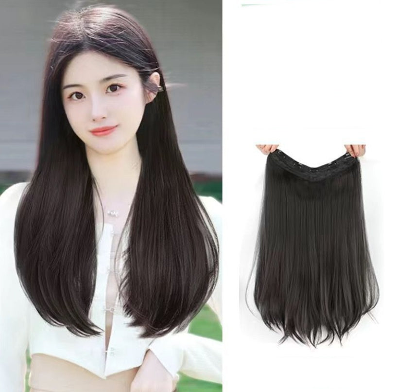 One Piece Traceless Simulation Microcurl Wig