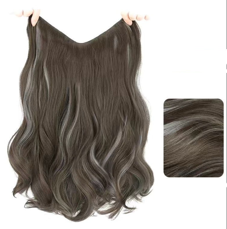 One Piece Traceless Simulation Microcurl Wig