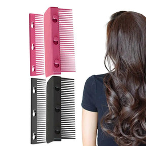 Hair Straightener Comb Clip On Grip Comb For Flat Iron Universal Size Detachable Flat Iron Comb Attachment For DIY Combs