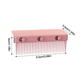 Flat Iron Comb Clip On Grip Comb For Flat Iron Straightener Comb Flat Iron Comb Attachment Hair Styling Tool Universal DIY Combs