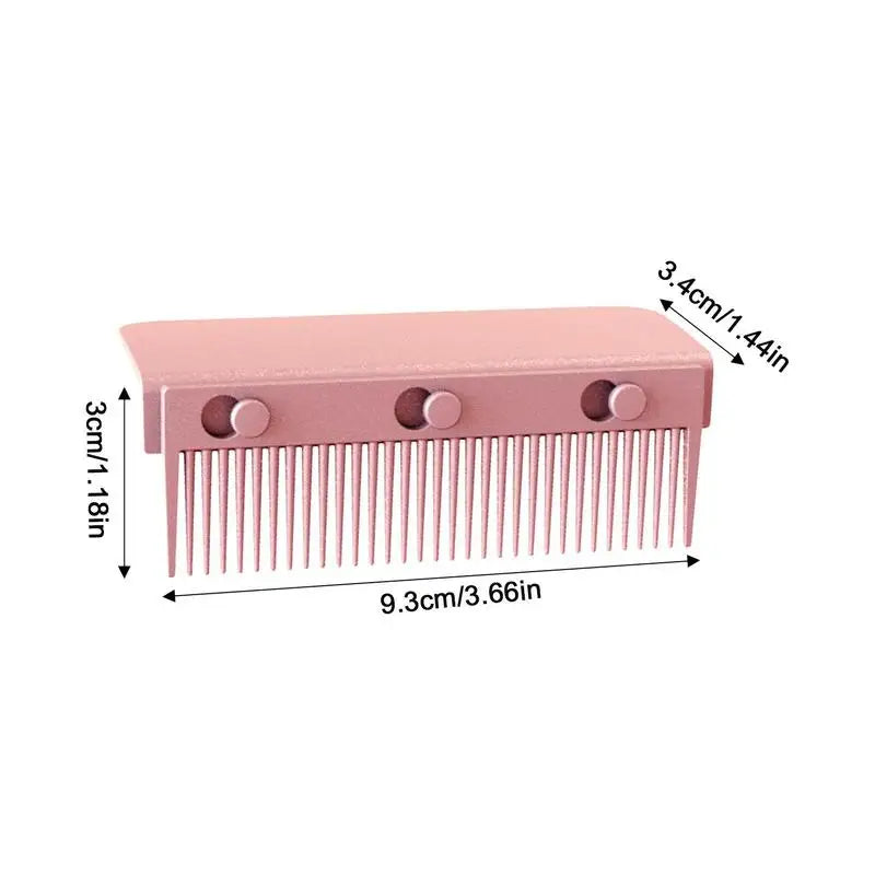 Flat Iron Comb Clip On Grip Comb For Flat Iron Straightener Comb Flat Iron Comb Attachment Hair Styling Tool Universal DIY Combs