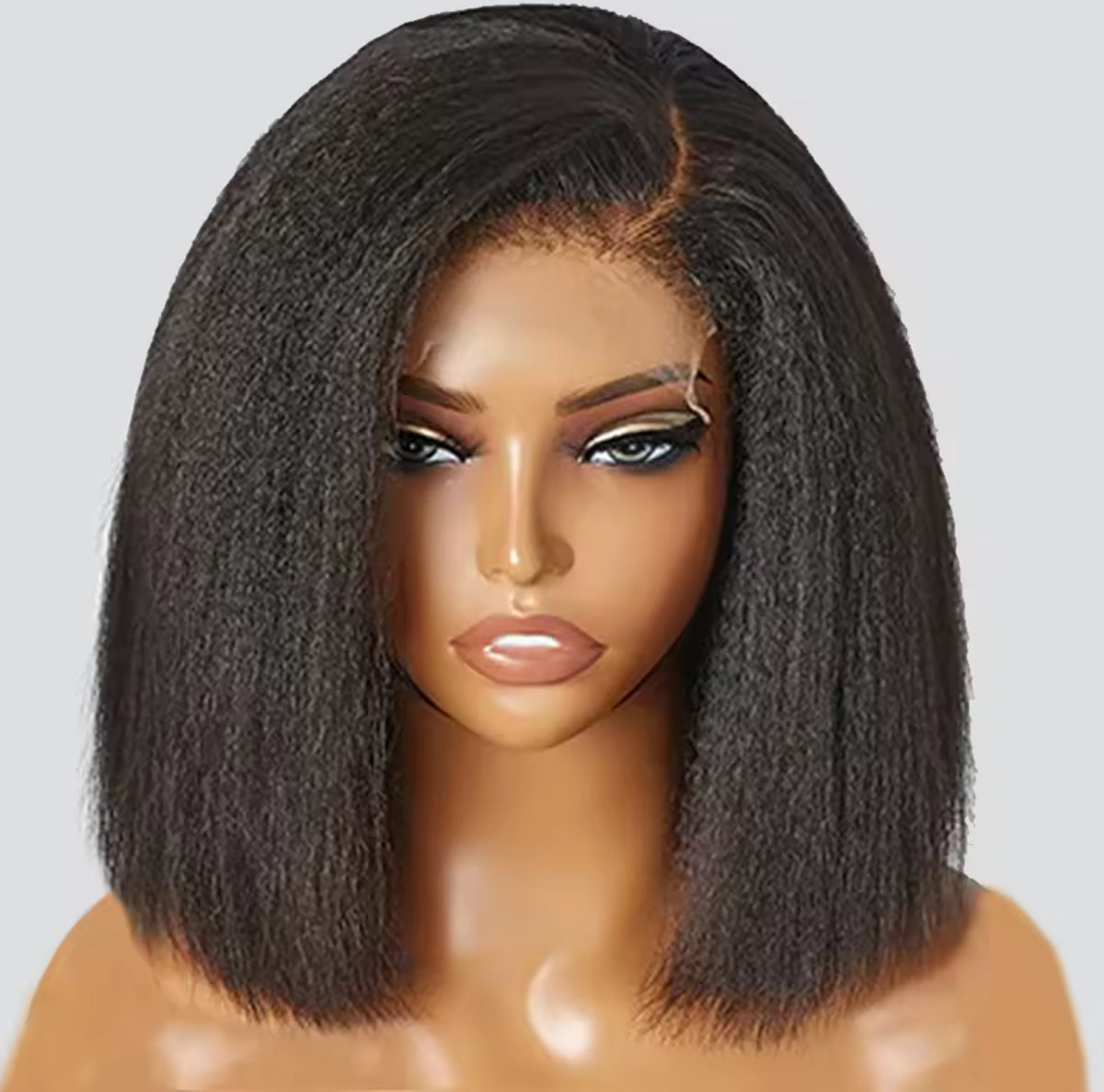 250% Kinky Straight Glueless Wig Ready To Wear And Go 13x6 Hd Yaki Straight Lace Front Human Hair Wigs For Women 30 36 Inch