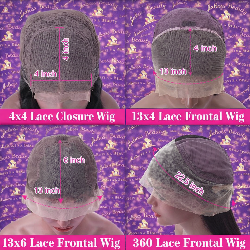 LaBoss Beauty Burgundy Straight Lace Front Wig | 13x6 HD Lace | 100% Human Hair | Sleek & Full Luxury Unit