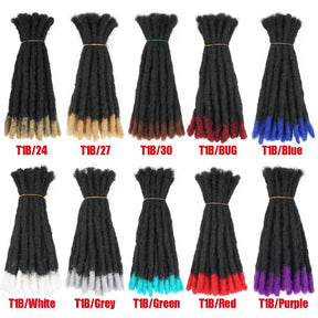 6inch-20inch Handmade Dreadlocks Synthetic Wigs Extensions Black Reggae Wig Crochet Braiding Hair For Afro Women For Black Women