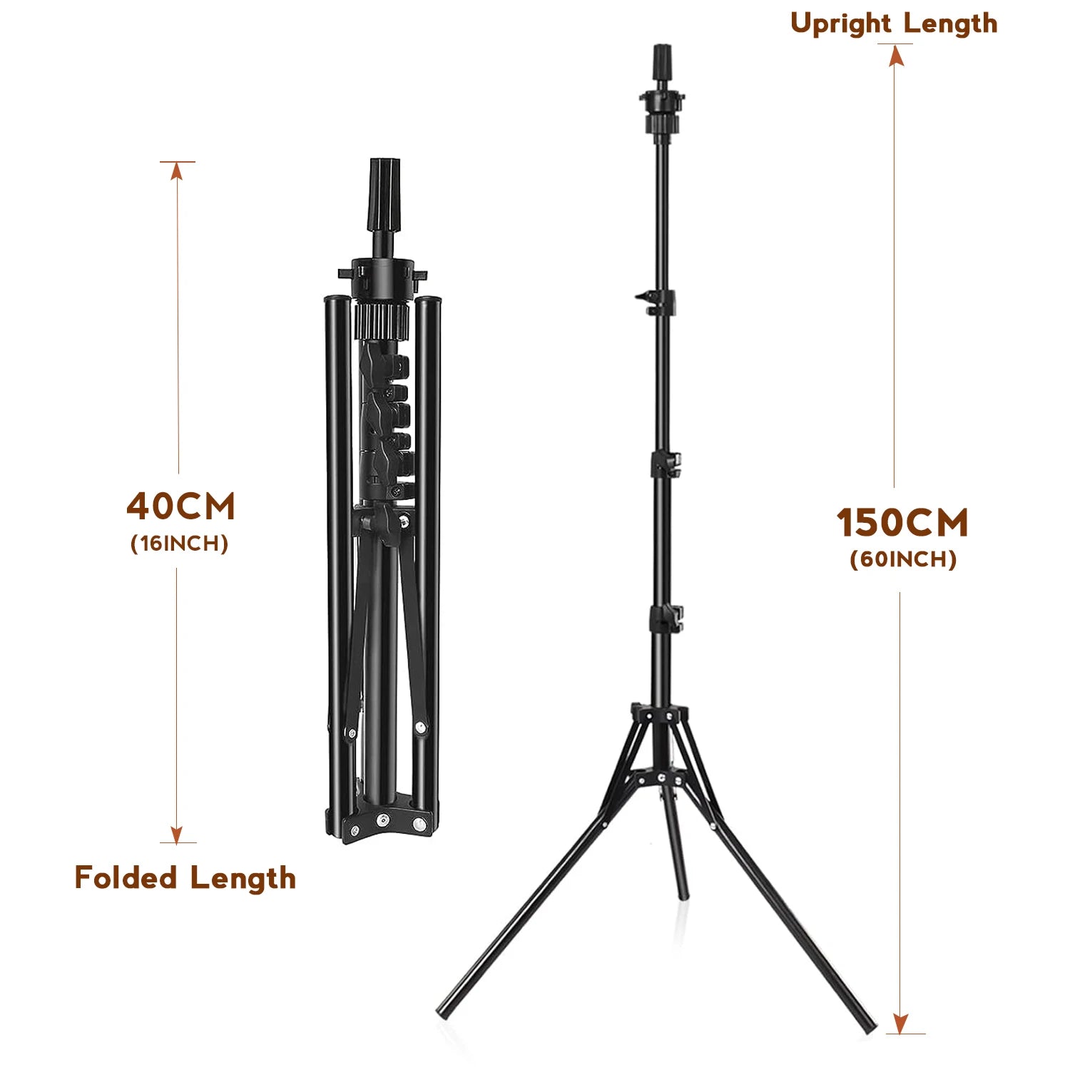 150cm  Wig Stand Tripod -59 Inch Mannequin Head Stand Wig Stand Tripod Wig Head Stand Mannequin Head Adjustable