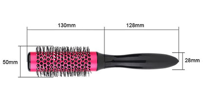 Professional Hair Dressing Brushes High Temperature Resistant Ceramic Iron Round Comb Beauty Hair Makeup Tool 50mm