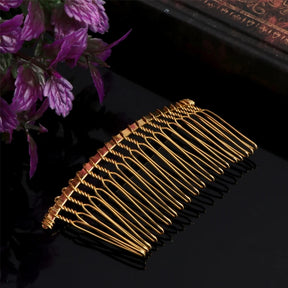 New 20 Teeth Bridal Blank Hair Metal Wedding Veil Side Comb Hair Accessories