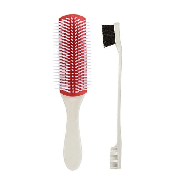 Nine rows comb eyebrow brush comb set massage comb styling comb