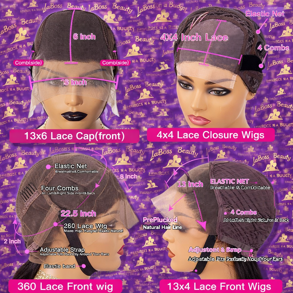 LaBoss Beauty Star Fashion Highlight Blonde Body Wave Wig | 100% Human Hair | Soft Waves & Luxury Finish