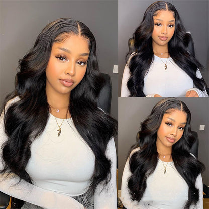HD Transparent Lace Front Human Hair Wigs Body Wave Lace Front Wig 13x6 Lace Frontal Wig Brazilian Body Wave Human Hair Wig