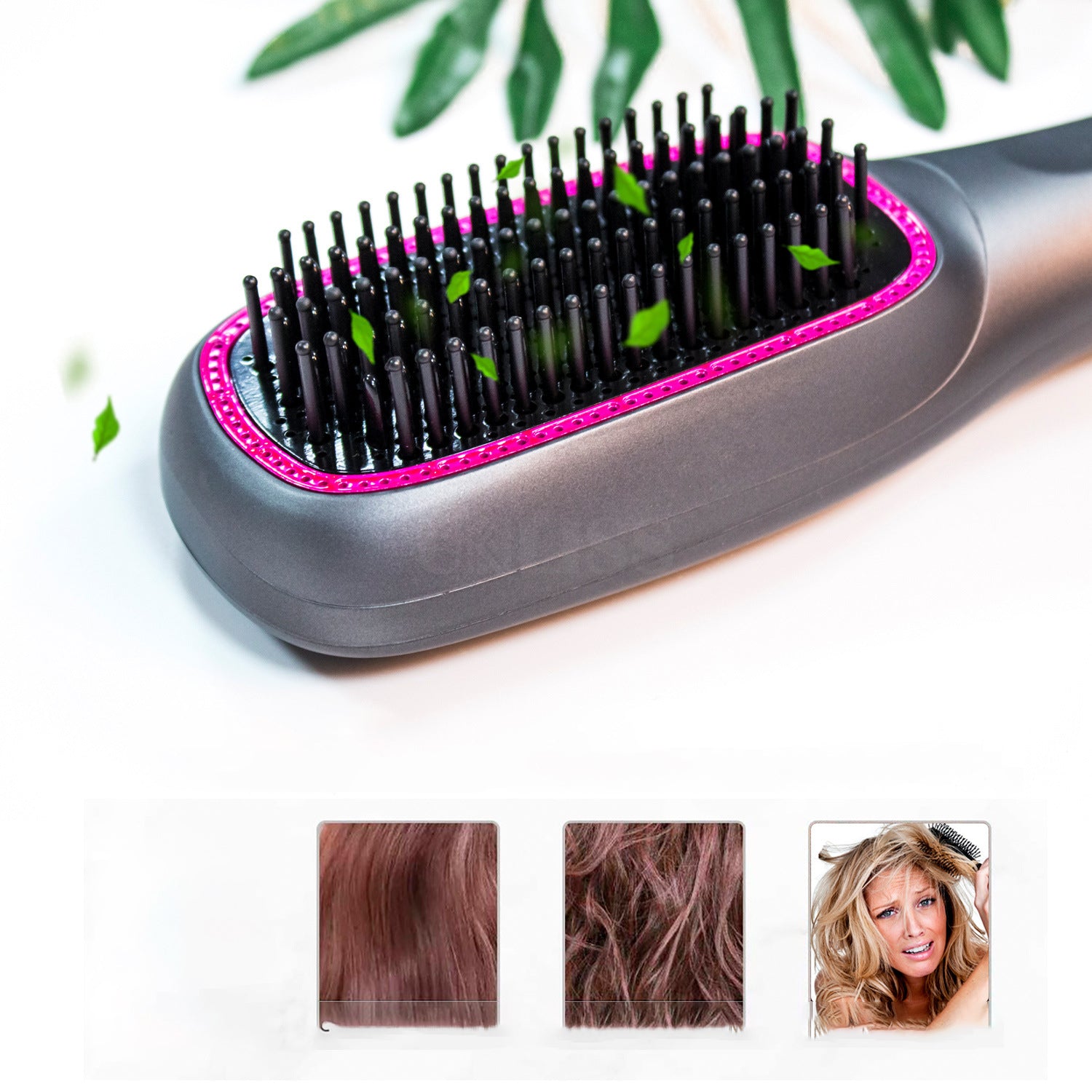 Curling Rod Three-in-one Hot Air Comb Hair Comb Curler Straight Hair Comb Hair Dryer