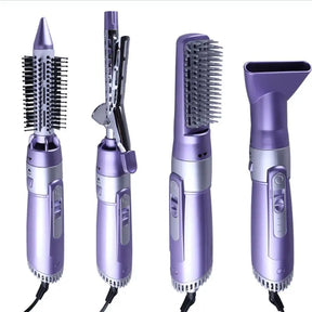 Professional 4 in 1 Multifunction Hair Dryer Curler Curling Straightener Comb Iron Brush Electric Styling Tools Travel Machine