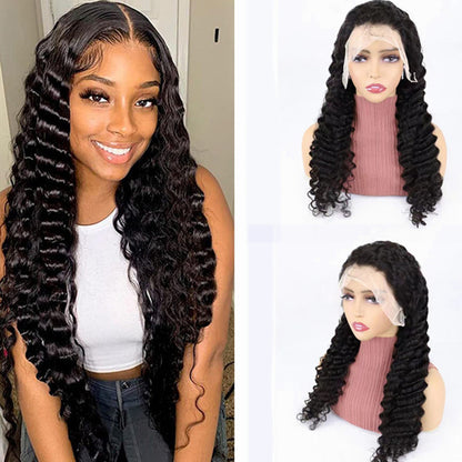 Loose Wave 13x4 HD Lace Front Wig 40 Inch Brazilian Curly Deep Wave 13x6 Lace Frontal Human Hair Wigs Women