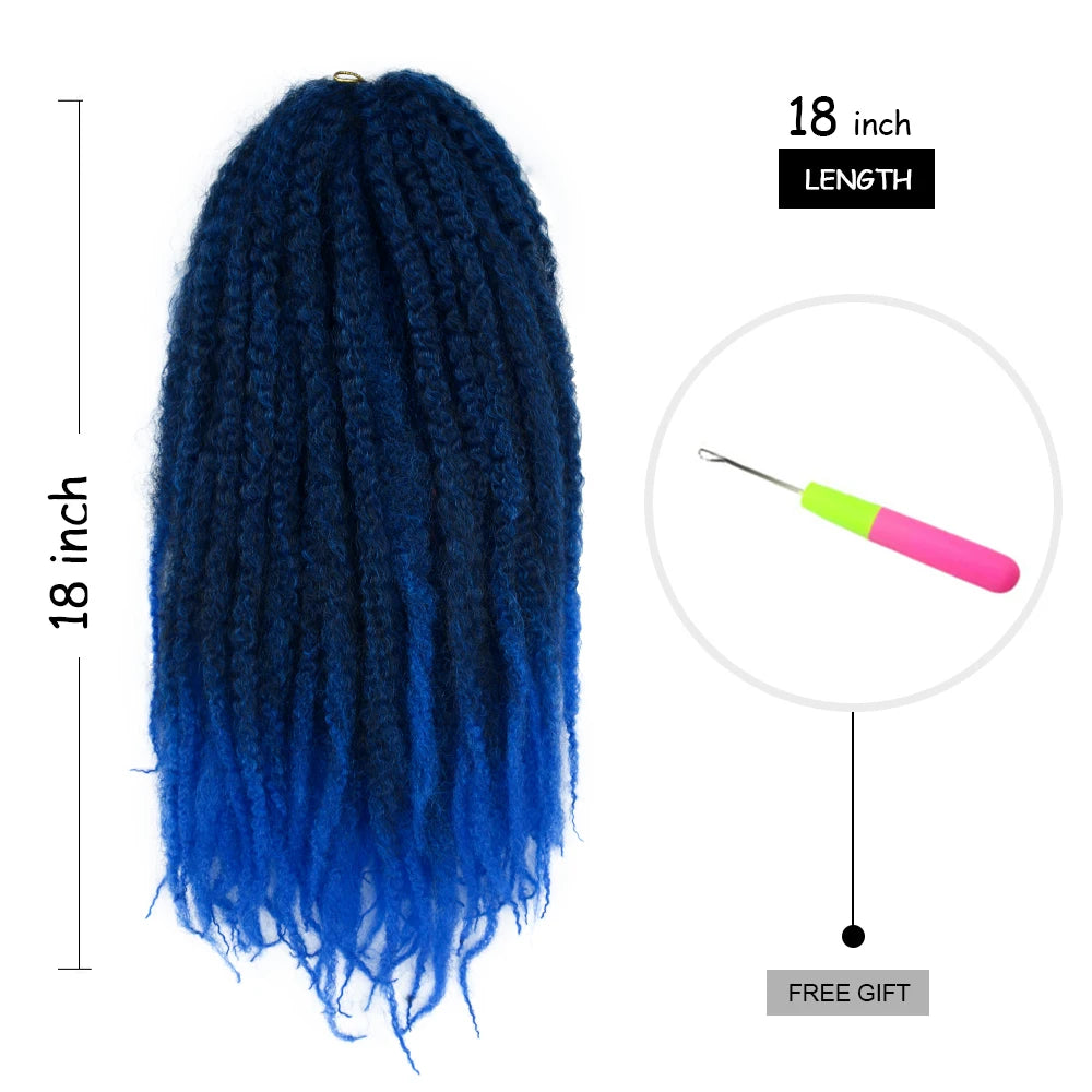 Marley Hair For Braids Afro Kinky Marley Braid Hair Kanekalon Synthetic Bob Marley Ombre Braiding Hair Extensions Easy Braid