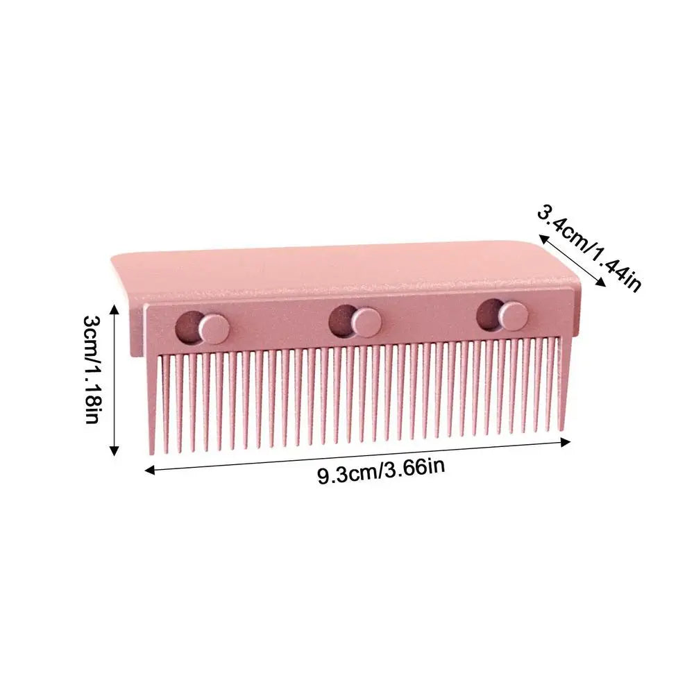 Flat Iron Comb Clip On Grip Comb For Flat Iron Straightener Comb Flat Iron Comb Attachment Hair Styling Tool Universal DIY Combs