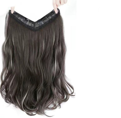One Piece Traceless Simulation Microcurl Wig