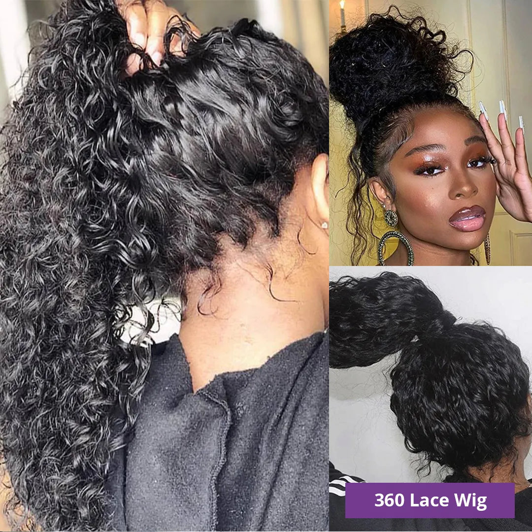 Water Wave Lace Front Wig 4x4 5x5 Lace Closure Wig 13x4 13x6 Hd Lace Frontal 360 Curly Human Hair Wigs For Women Human Hair