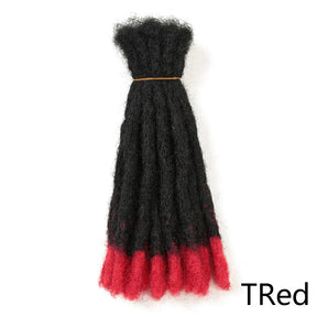 6inch-20inch Handmade Dreadlocks Synthetic Wigs Extensions Black Reggae Wig Crochet Braiding Hair For Afro Women For Black Women