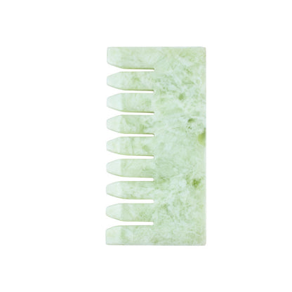 Jade Comb Crystal Head Massage Comb Meridian Comb