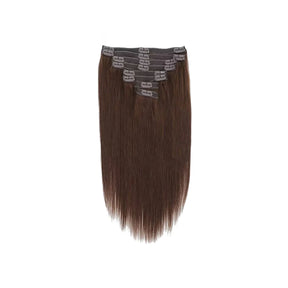 Clip In Hair Extensions Human Hair Brazilian Straight Clip In Natural Black Color Clip Ins Remy Hair 20 22 24 26 Inch For Women