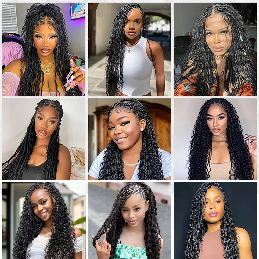 Human Braiding Hair Deep Wave Bulk for Braiding No Weft Deep Curly Braiding Hair for Boho Braids Brazilian Virgin Human Hair