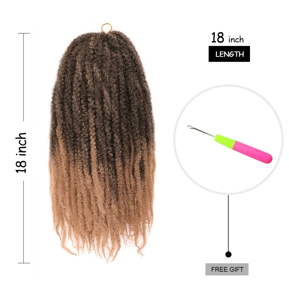 Marley Hair For Braids Afro Kinky Marley Braid Hair Kanekalon Synthetic Bob Marley Ombre Braiding Hair Extensions Easy Braid