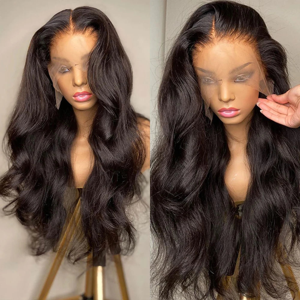 Body Wave Lace Wigs For Women Human Hair 4x4 5x5 Lace Closure Wig 30 32 34 Inch 13x4 13x6 Lace Frontal Wig Deep Wave Frontal Wig