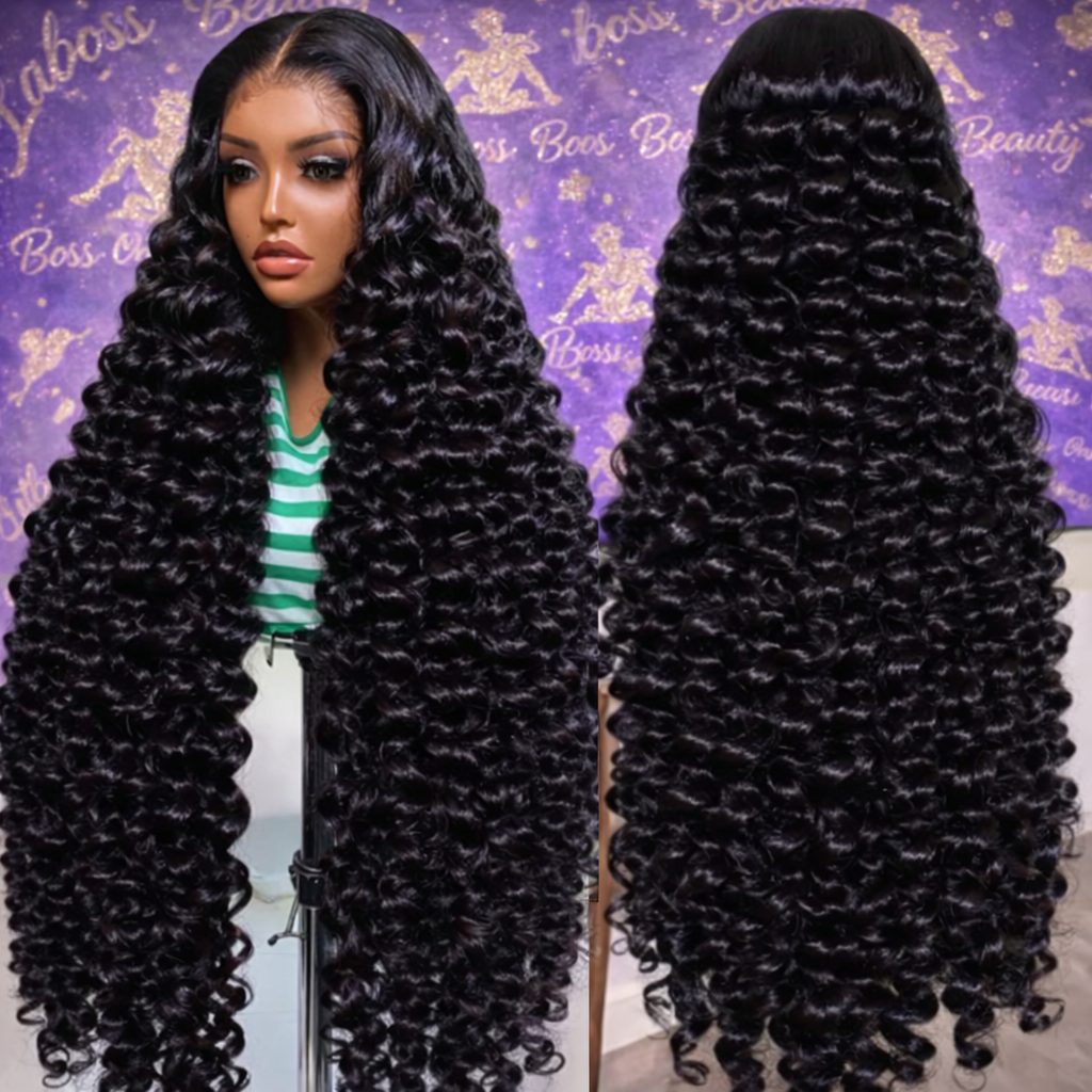 Loose Wave 13x4 HD Lace Front Wig 40 Inch Brazilian Curly Deep Wave 13x6 Lace Frontal Human Hair Wigs Women