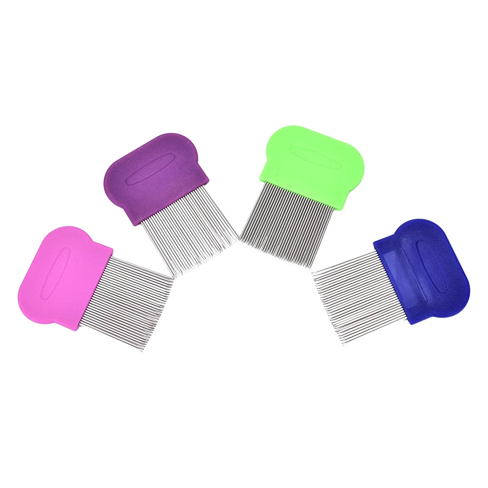 1Pcs Pet dog mouth hair comb iron comb row comb to remove fleas pet anti-itch cleaning comb soft hair