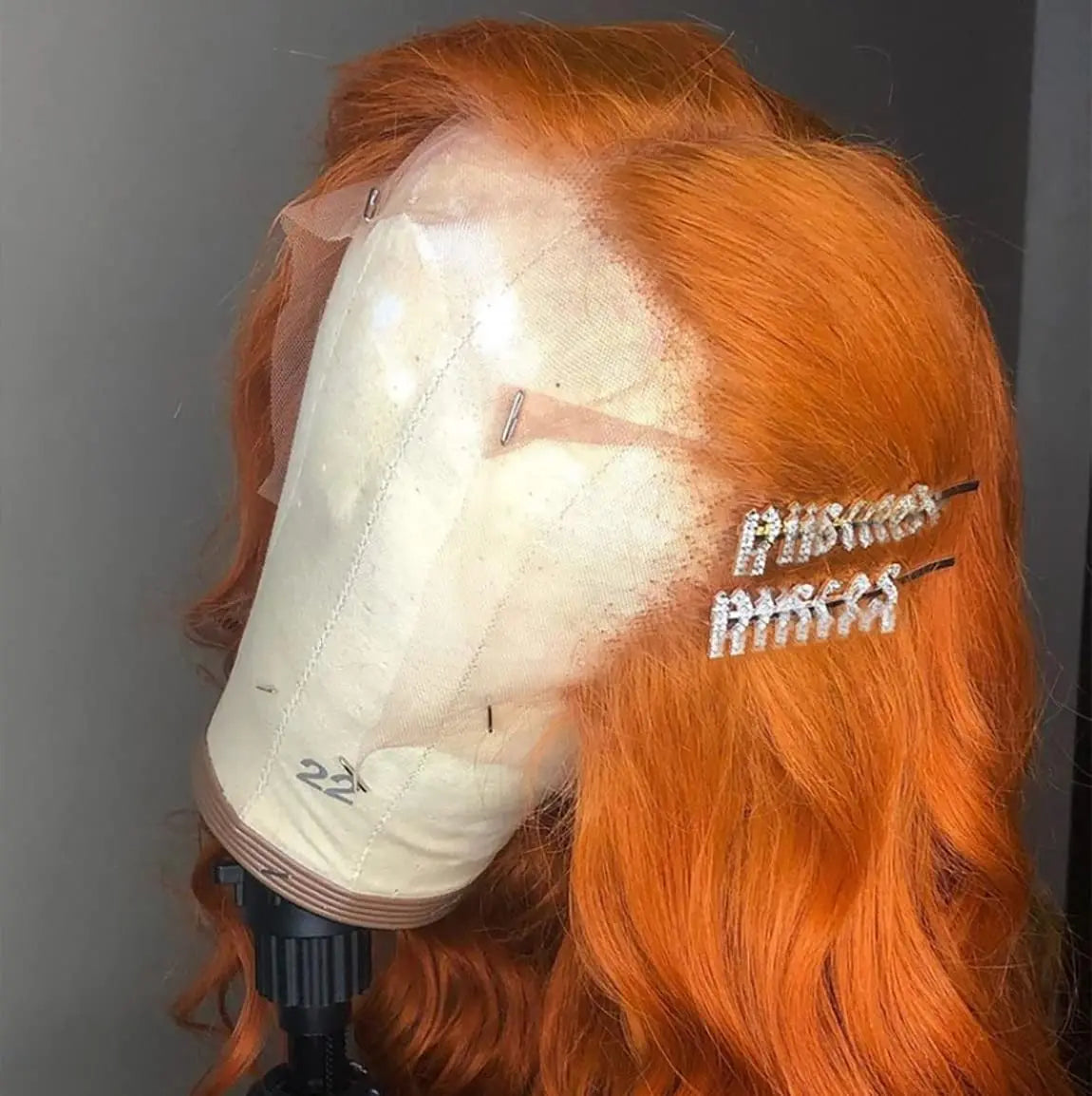 Ginger Orange 13x6 HD Lace Front Wigs Human Hair Body Wave 4×4 13x4 Human Hair Lace Frontal Wigs Transparent Lace Wig For Women