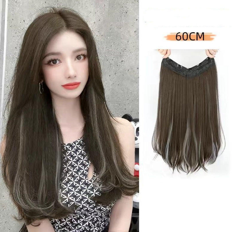 One Piece Traceless Simulation Microcurl Wig