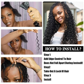 Human Braiding Hair Deep Wave Bulk for Braiding No Weft Deep Curly Braiding Hair for Boho Braids Brazilian Virgin Human Hair