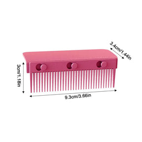 Flat Iron Comb Clip On Grip Comb For Flat Iron Straightener Comb Flat Iron Comb Attachment Hair Styling Tool Universal DIY Combs