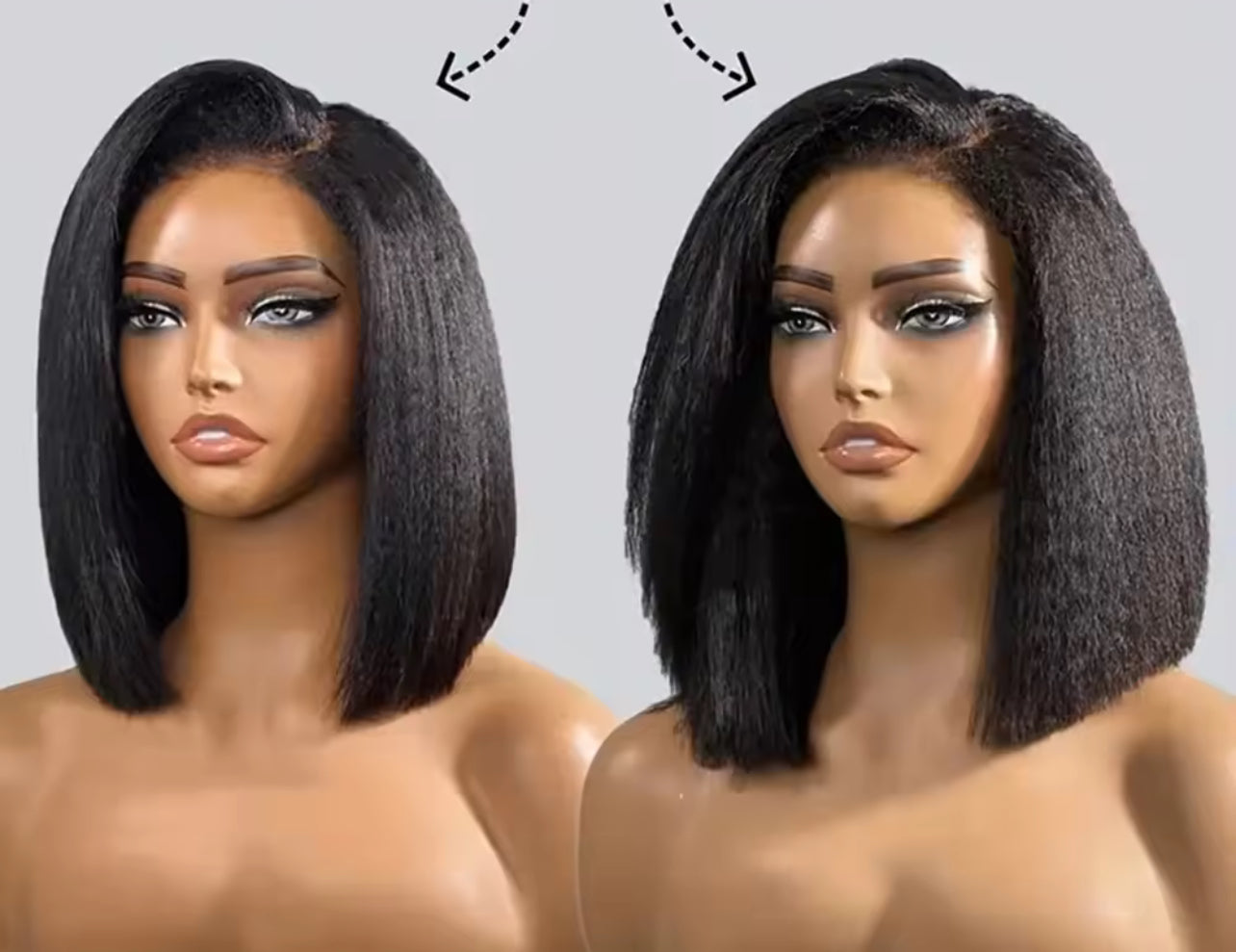 250% Kinky Straight Glueless Wig Ready To Wear And Go 13x6 Hd Yaki Straight Lace Front Human Hair Wigs For Women 30 36 Inch