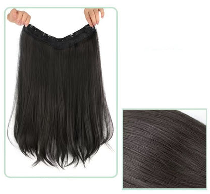 One Piece Traceless Simulation Microcurl Wig