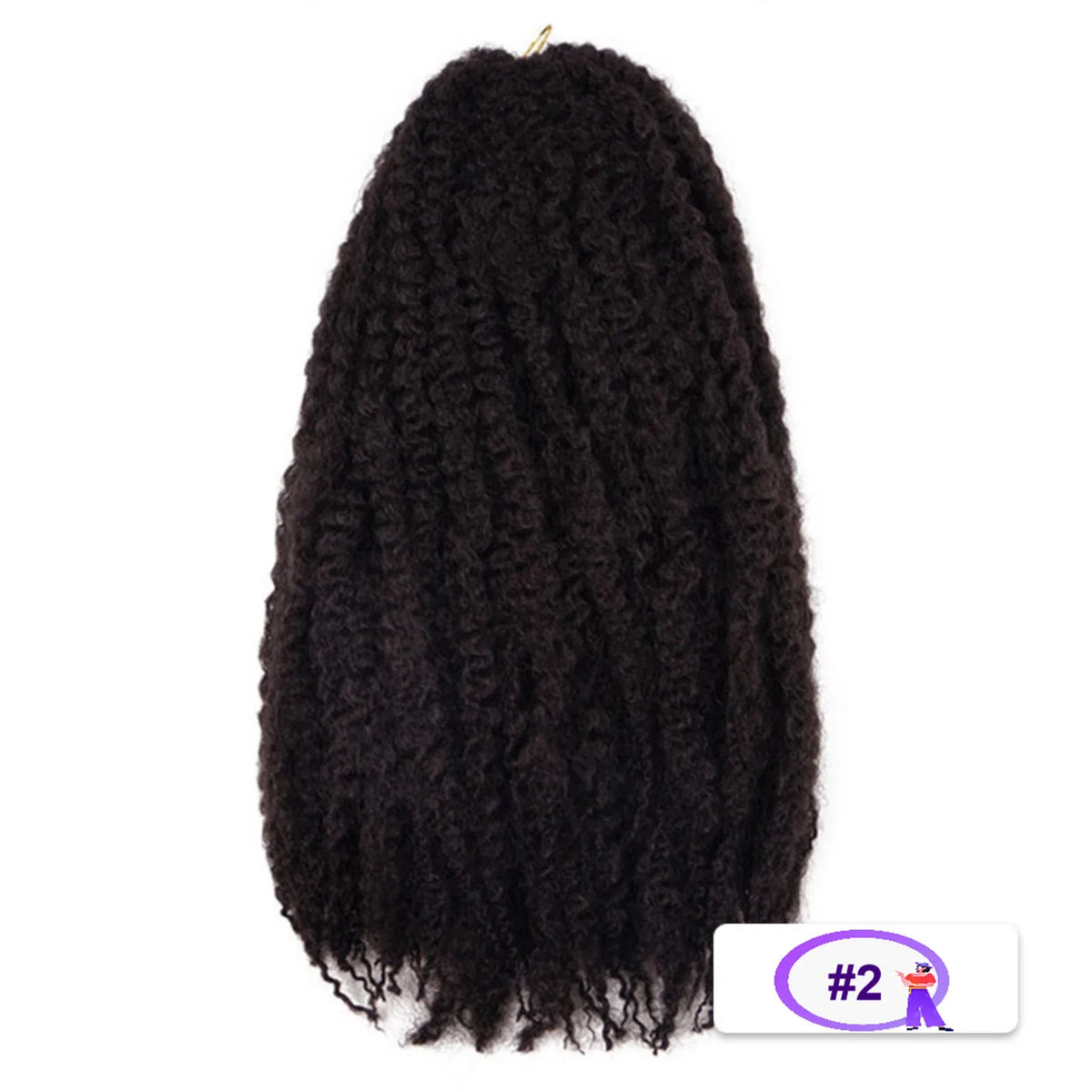 Marley Twist Braiding Hair 18 Inch  Long Cuban Twist Hair  Afro Kinky Curly Twist Crochet Hair Synthetic Marley Hair Extensions