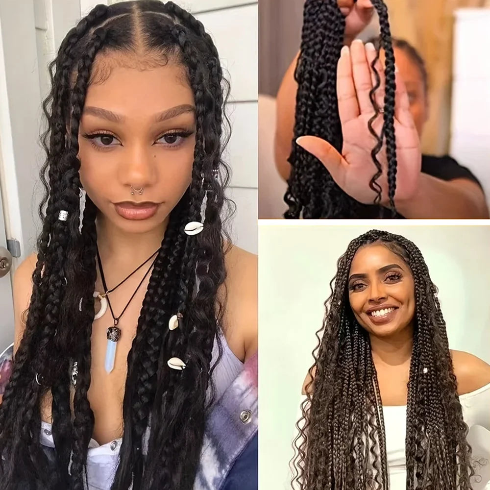 Human Braiding Hair Deep Wave Bulk for Braiding No Weft Deep Curly Braiding Hair for Boho Braids Brazilian Virgin Human Hair