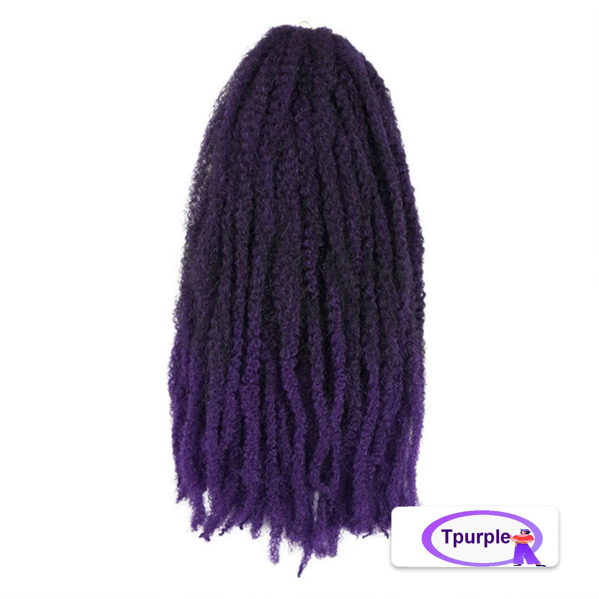 Marley Twist Braiding Hair 18 Inch  Long Cuban Twist Hair  Afro Kinky Curly Twist Crochet Hair Synthetic Marley Hair Extensions