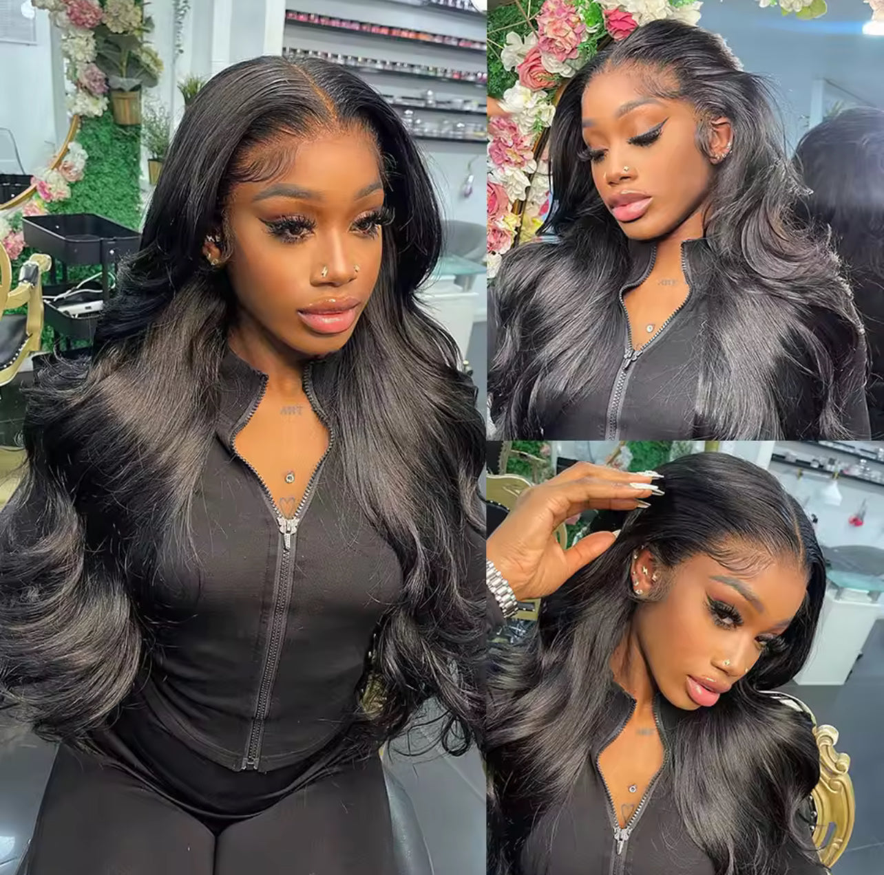 13x6 Body wave HD Transparent lace front human hair wig Pre Prep-lucked 200 Density glueless brazilian wigs for women