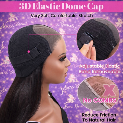 Smooth Straight Human Hair Ready To Wear Preplucked Straight Human Hair Wigs 5x5 Lace Closure Pre Cut 13x6 Lace Front Wigs