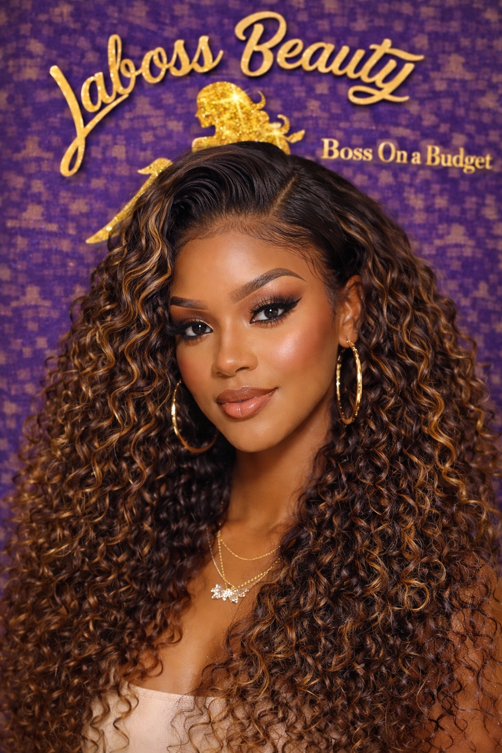 Highlight Curly Human Hair Bundles with Closure – 100% Virgin Hair | Natural Curls | Full & Bouncy