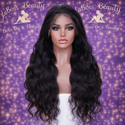 13x6 Body wave HD Transparent lace front human hair wig Pre Prep-lucked 200 Density glueless brazilian wigs for women
